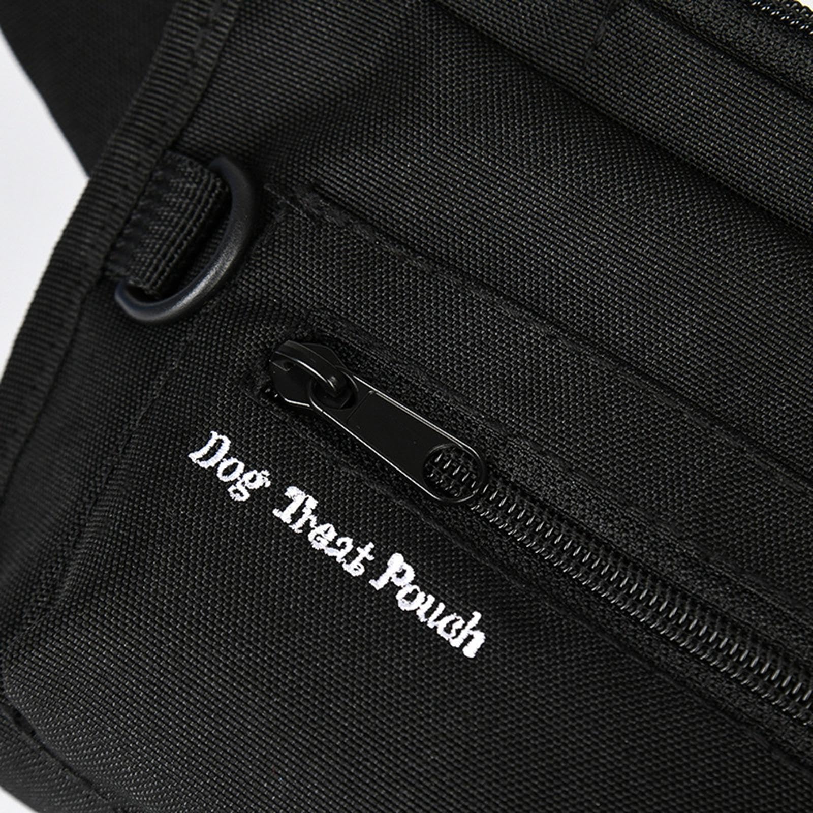 Pochette à Friandises pour Chien, Sac à Multi-Poches, Léger, Idéal pour Les Promenades et L'entraînement Canin en Extérieur, Noir