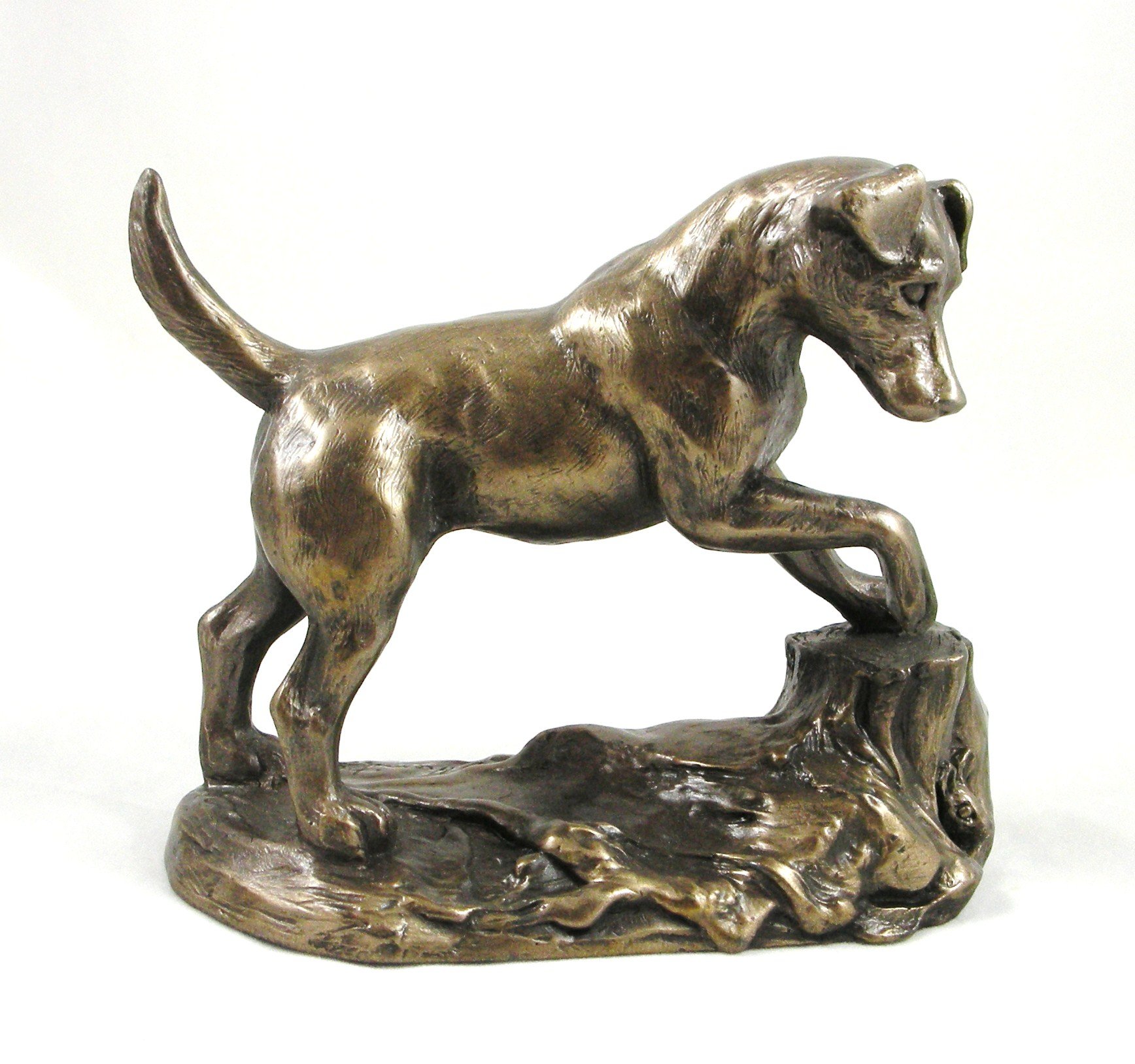 Animal Crackers Cold cast bronze Jack Russell Terrier figurine designed by Harriet Glen
