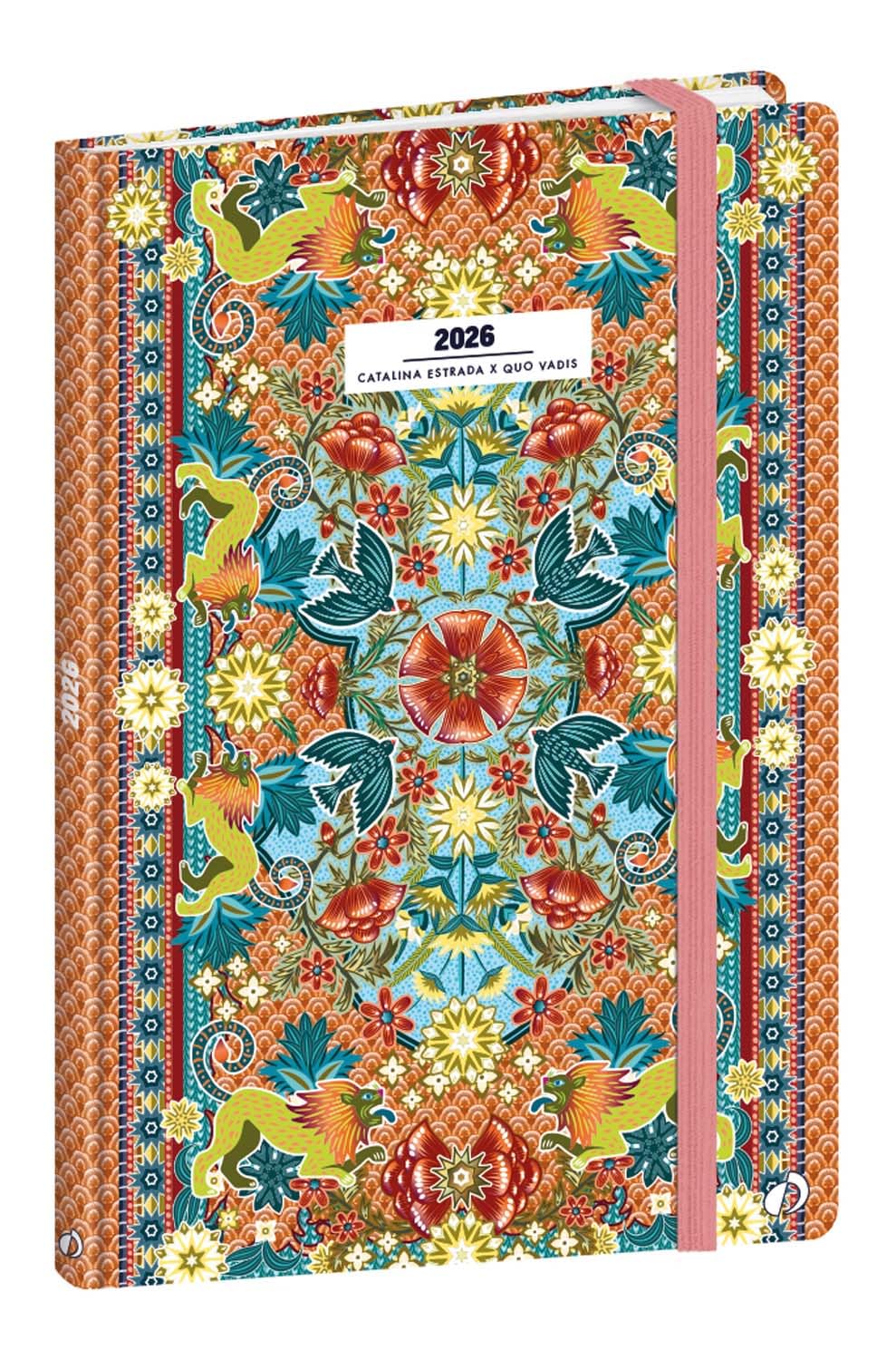 Quo Vadis - Diary - 2026 - Minister - Weekly Planner - French - Catalina Estrada - 13 months December-December - 16x24 cm - White paper