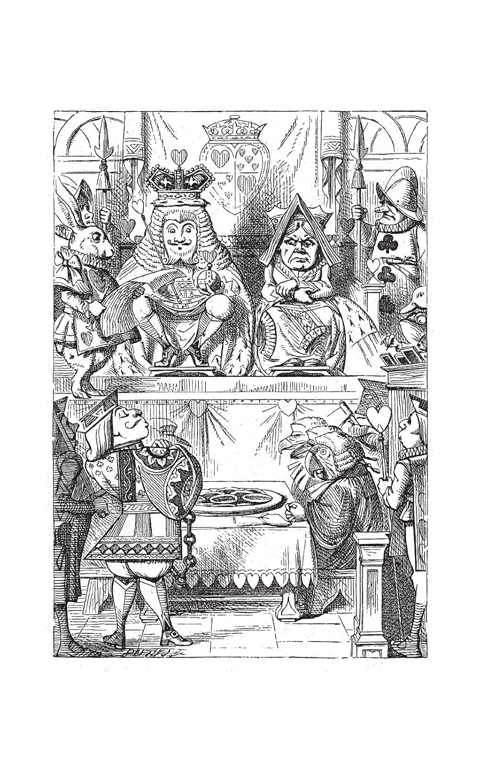 Alice's Adventures in Wonderland & Through the Looking-Glass (Dover Bookshelf Hardcover Classics)      Hardcover – September 17, 2024