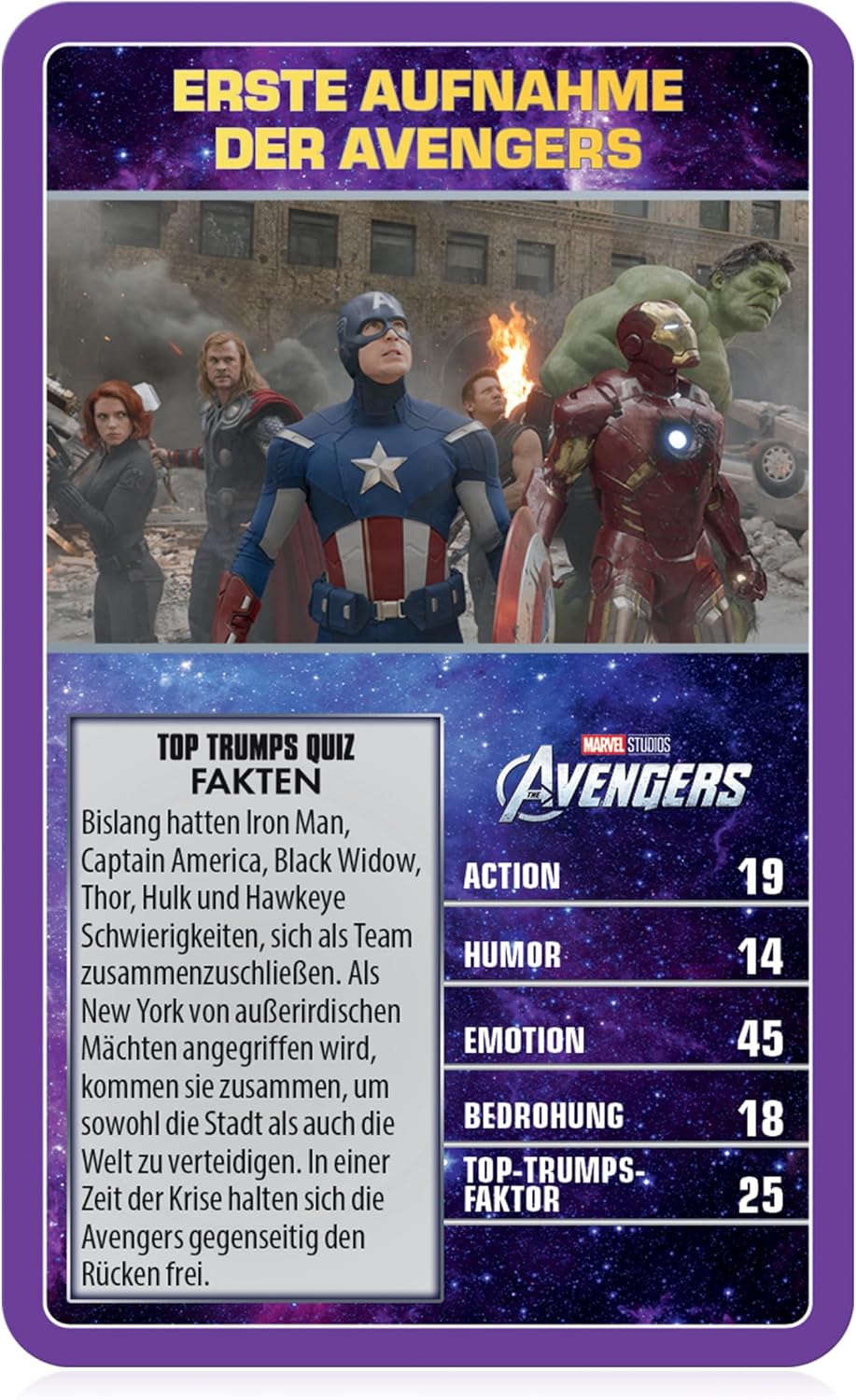 Winning Moves - TOP Trumps Collectables - Marvel - Marvel Fan Item - Age 12+ - German
