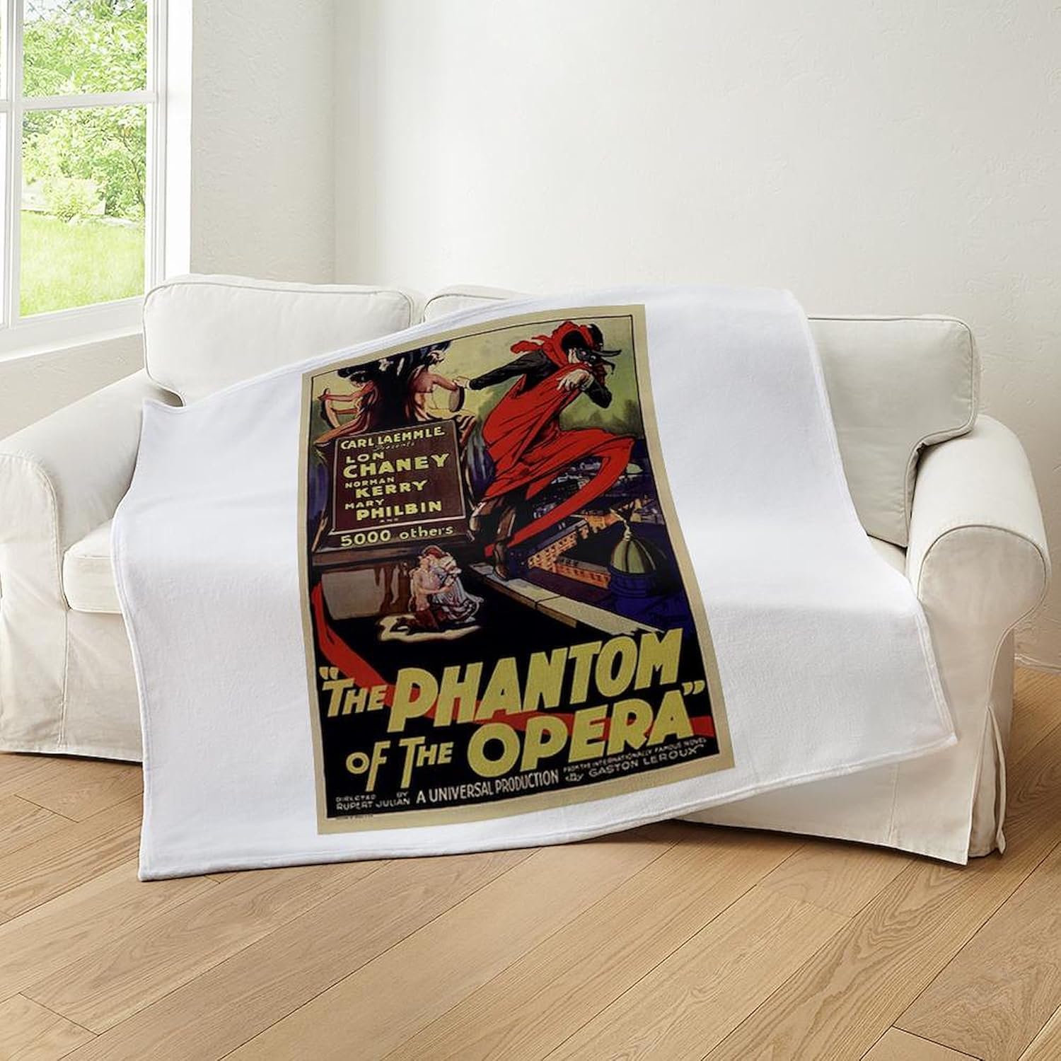 CafePress Original Phantom Throw Blanket Super Soft Fleece Plush Throw Blanket, 60"x50"