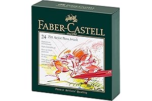 Immerse In Artistic Excellence With Faber-Castell Pitt Brush Pens