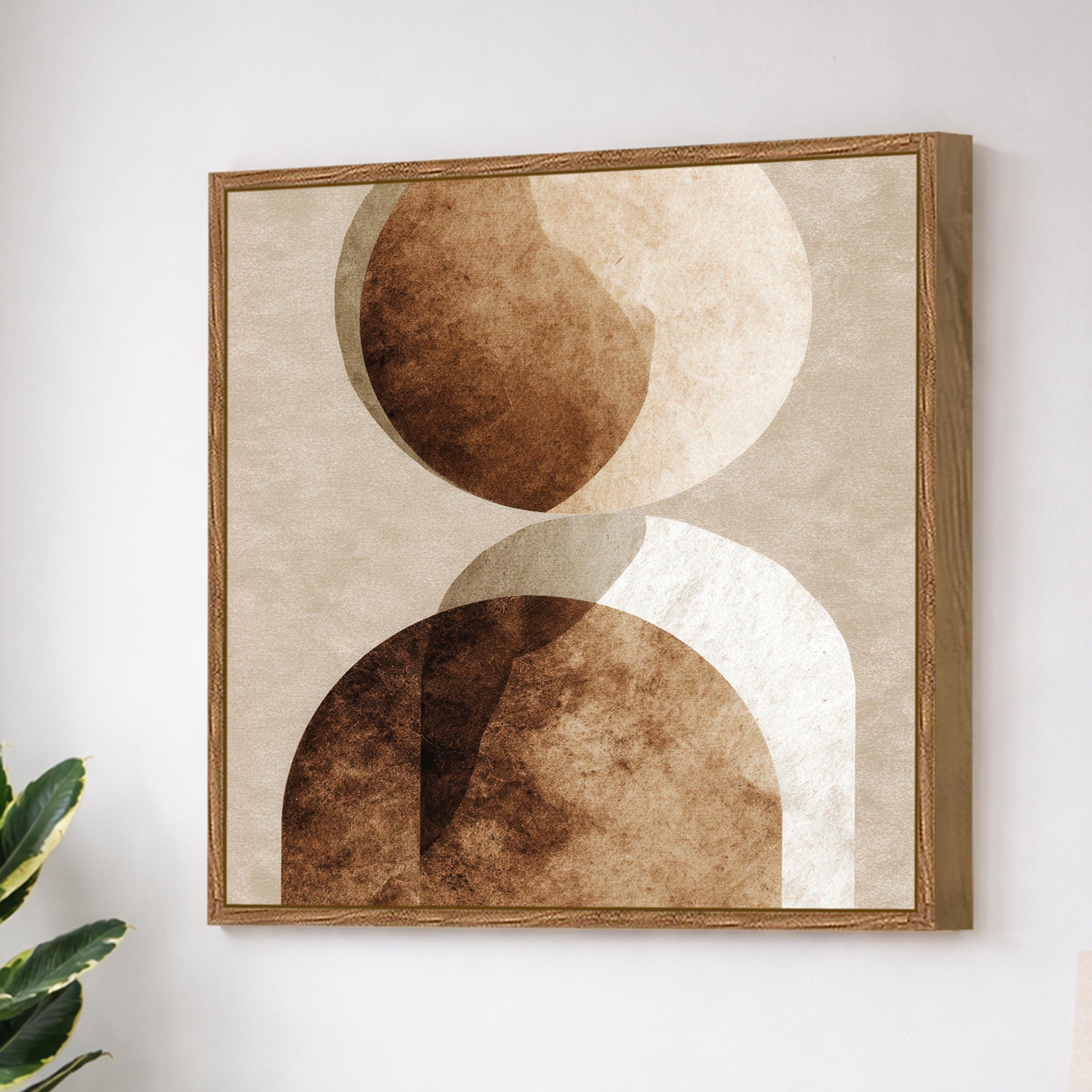 Abstract Boho Framed Painting - Wall Art Decor -1