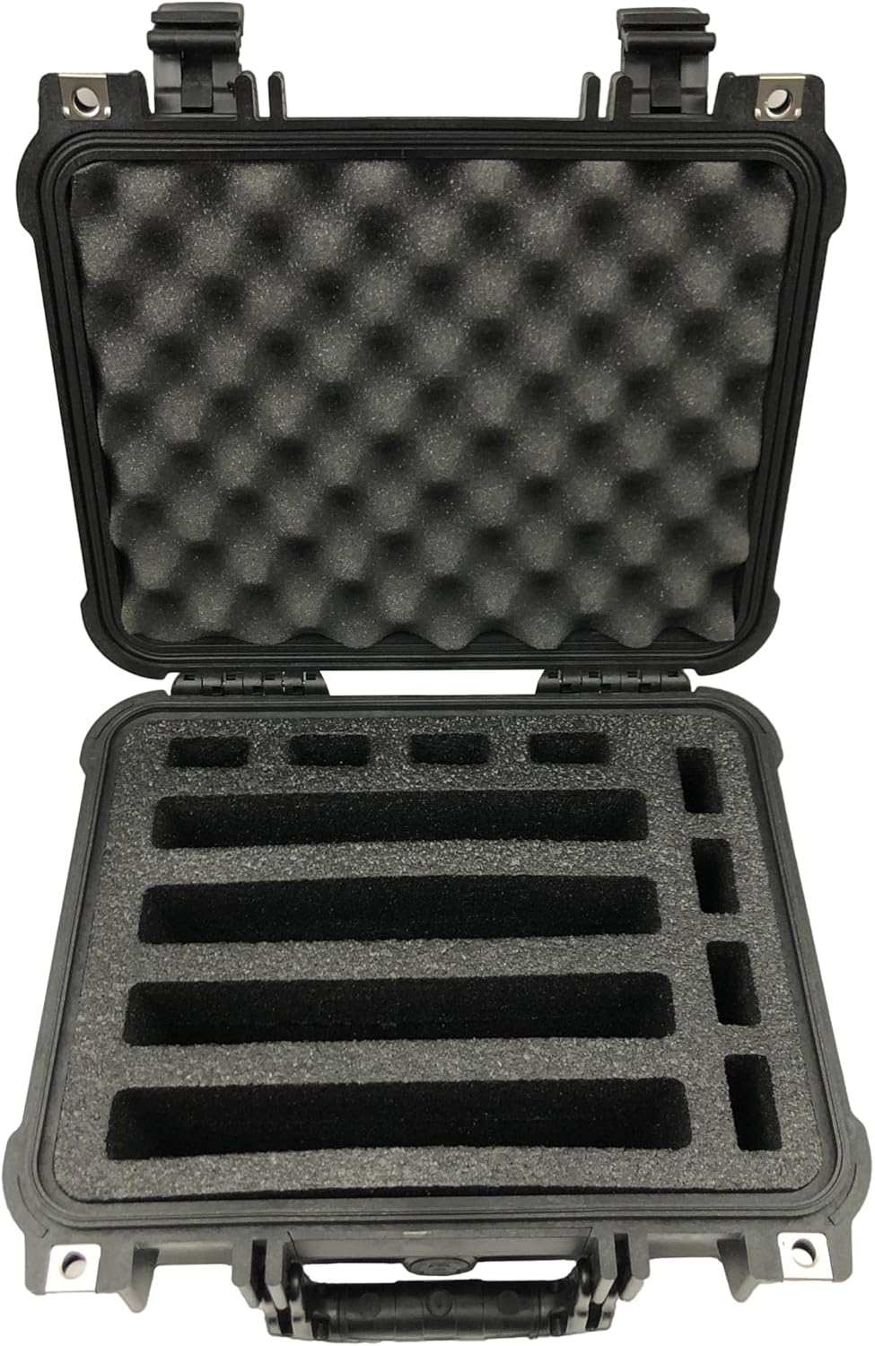 Apache 2800 Solid Foam Insert – Holds 4 Guns & 8 Magazines, High-Density, Durable Custom Cut Replacement Foam, Case Not Included
