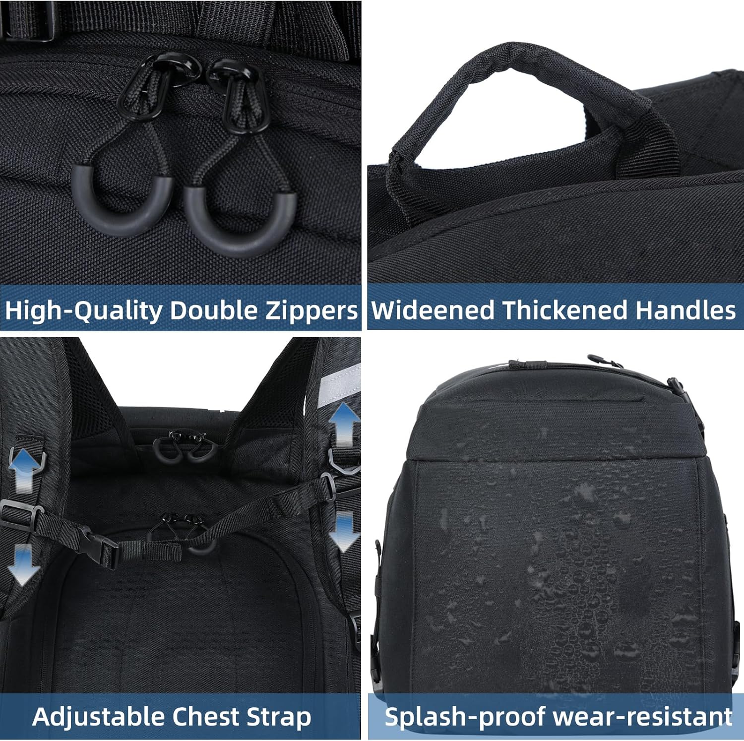 Ski Boot Bag Backpack, Waterproof Ski Boot Travel Backpack for Helmet,Snowboard,Skis,clothes,Goggles, Gloves and other Accessories