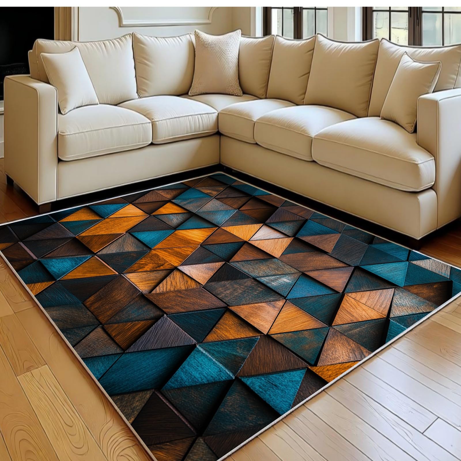 Tapis enfant grand format pour salon et chambre moderne