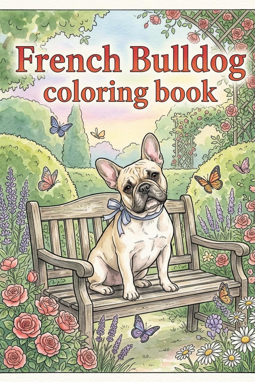 French Bulldog coloring book: 25 Delightful French Bulldog Designs for Relaxing Coloring Fun