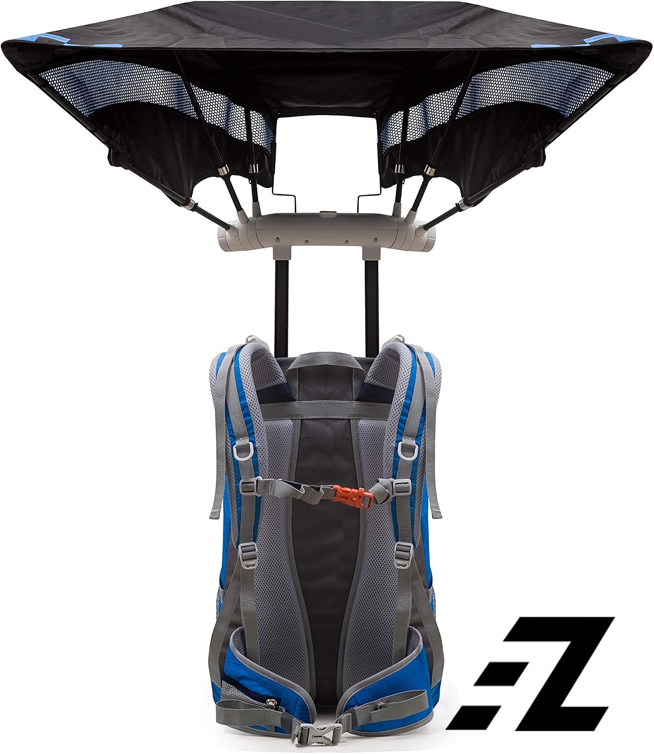 EZ FunShell Backpack Umbrella UV RAIN 