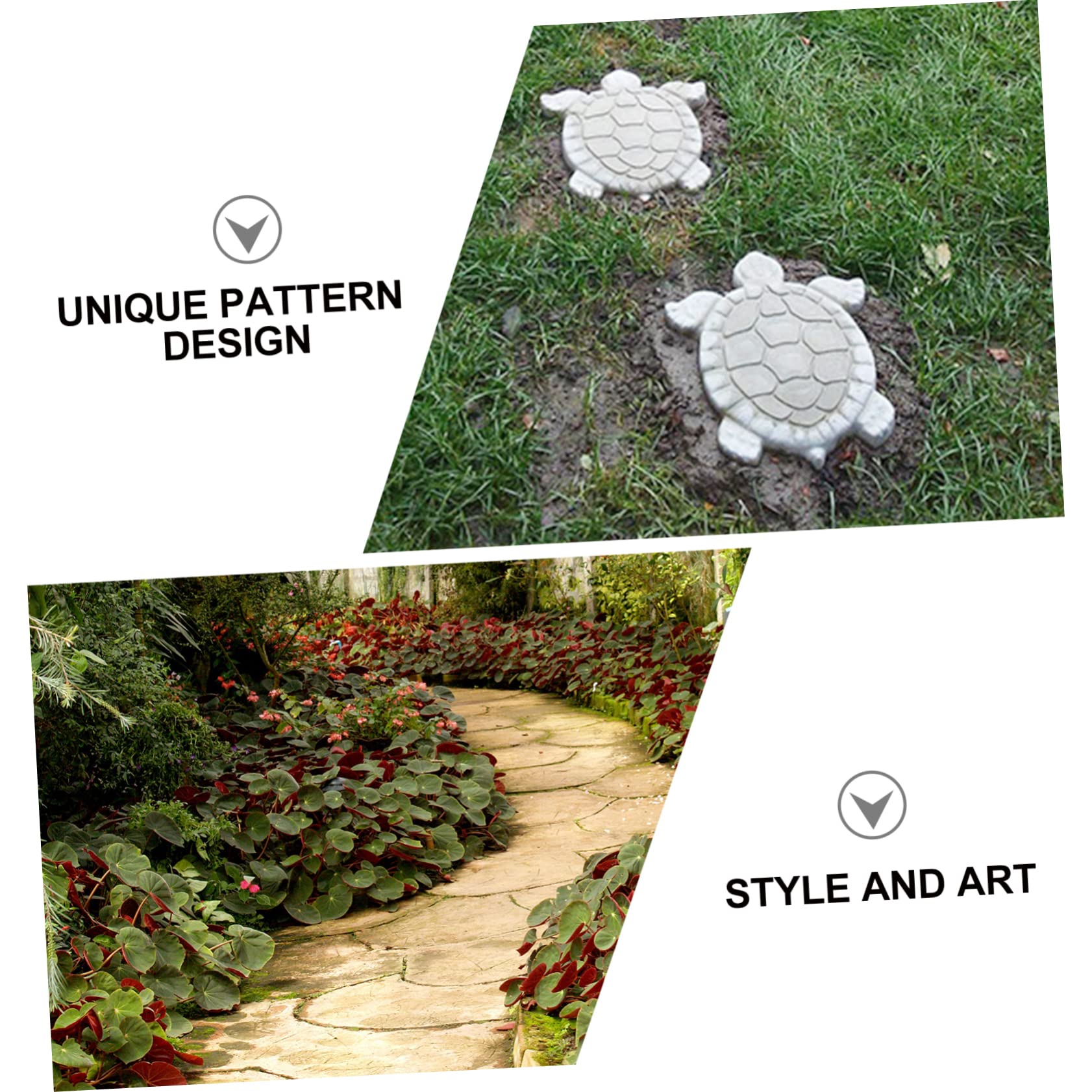 SUPVOX Molde Reutilizable Decoración De Césped Molde Para Pavimento Bricolaje Para Jardín Estilo Artístico