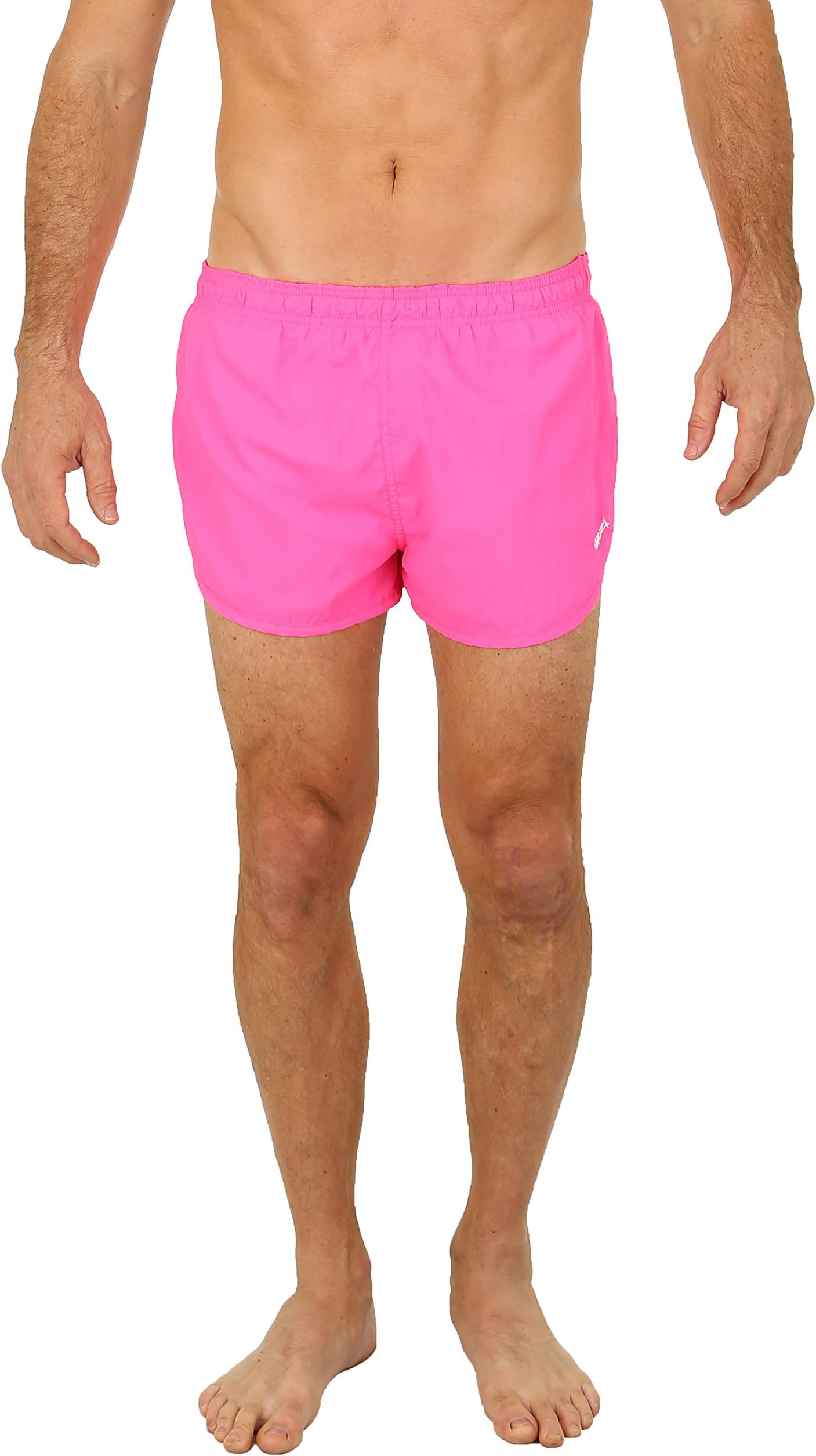 UZZI Men's Basic Running Shorts Swimwear Trunks