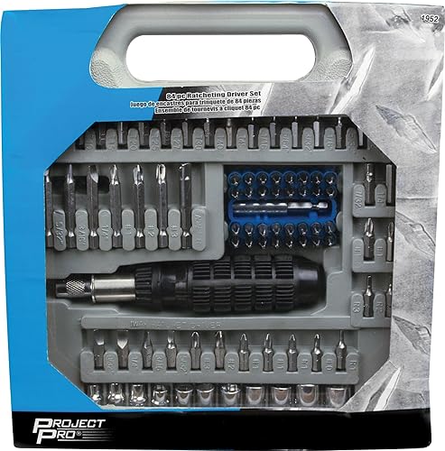 Performance Tool 1952 Juego de destornilladores de trinquete de 84 piezas