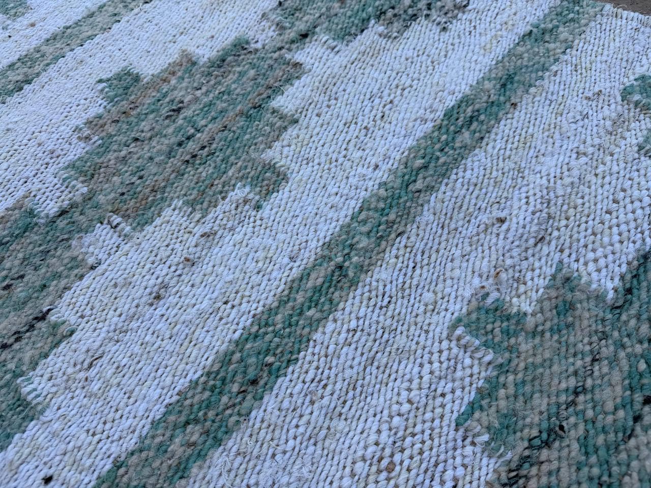 Handwoven Hemp Jute Stair Runner Geometric Design Home Use (3 x 20)