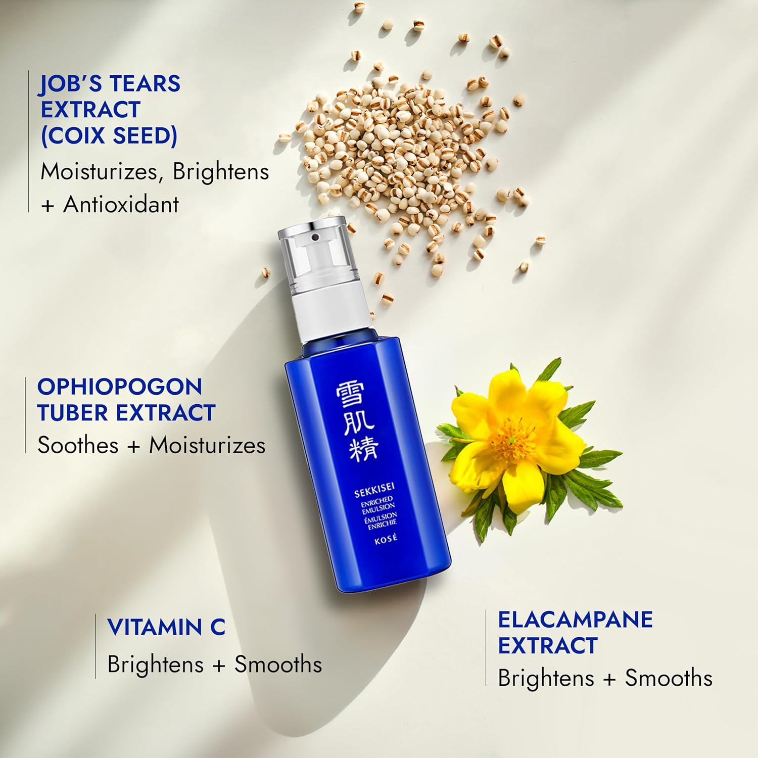 SEKKISEI Enriched Emulsion Hydrating Face Cream Serum, 4.7 Ounce - Image 3