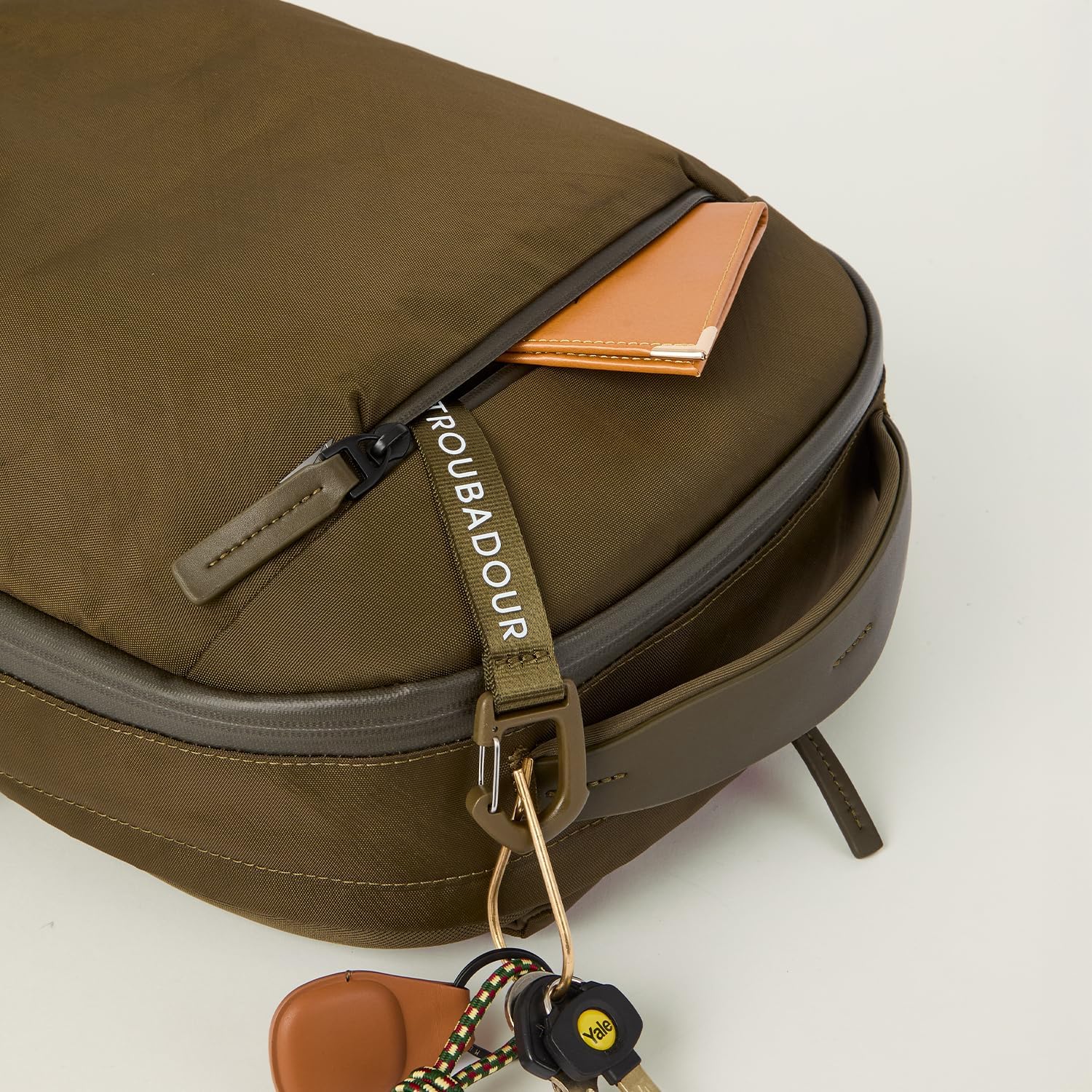 Troubadour Apex Backpack 4.0 EPX Edition - Ultra-Durable 22L Laptop Backpack with Recycled EPX Fabric, Fits 17” Laptop - Lightweight, Travel & Work Backpack – Olive