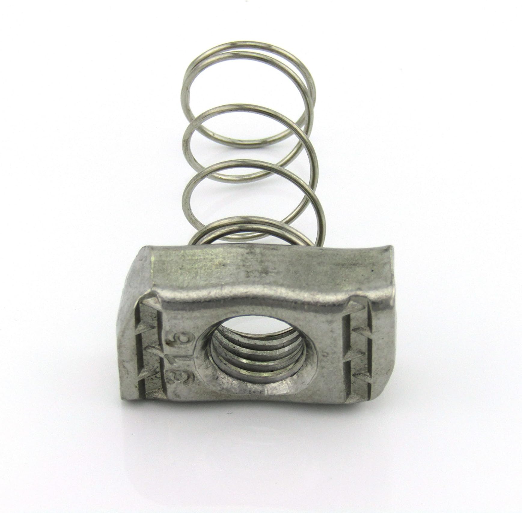 1/2-13X1/2 Thick, Regular Spring Nut, S/S (100 per Box)