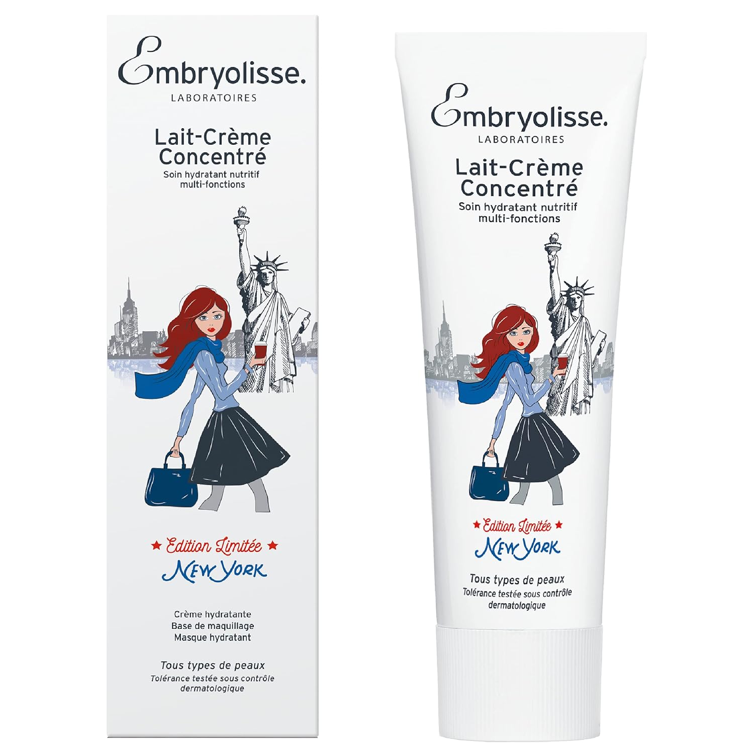 Embryolisse Lait Creme Concentre Face And Body Moisturizer, Limited Edition New York, 2.54 Fl Oz