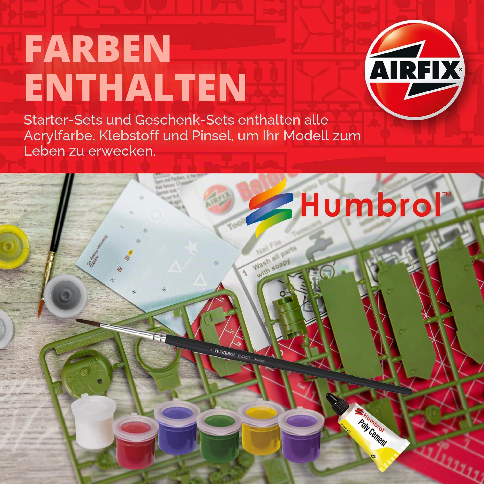 Airfix A50162A 1/76 75 Jahre D-Day, Geschenk-Set, Operation Overlord Modellbausatz, Multi, 1: 76 Scale