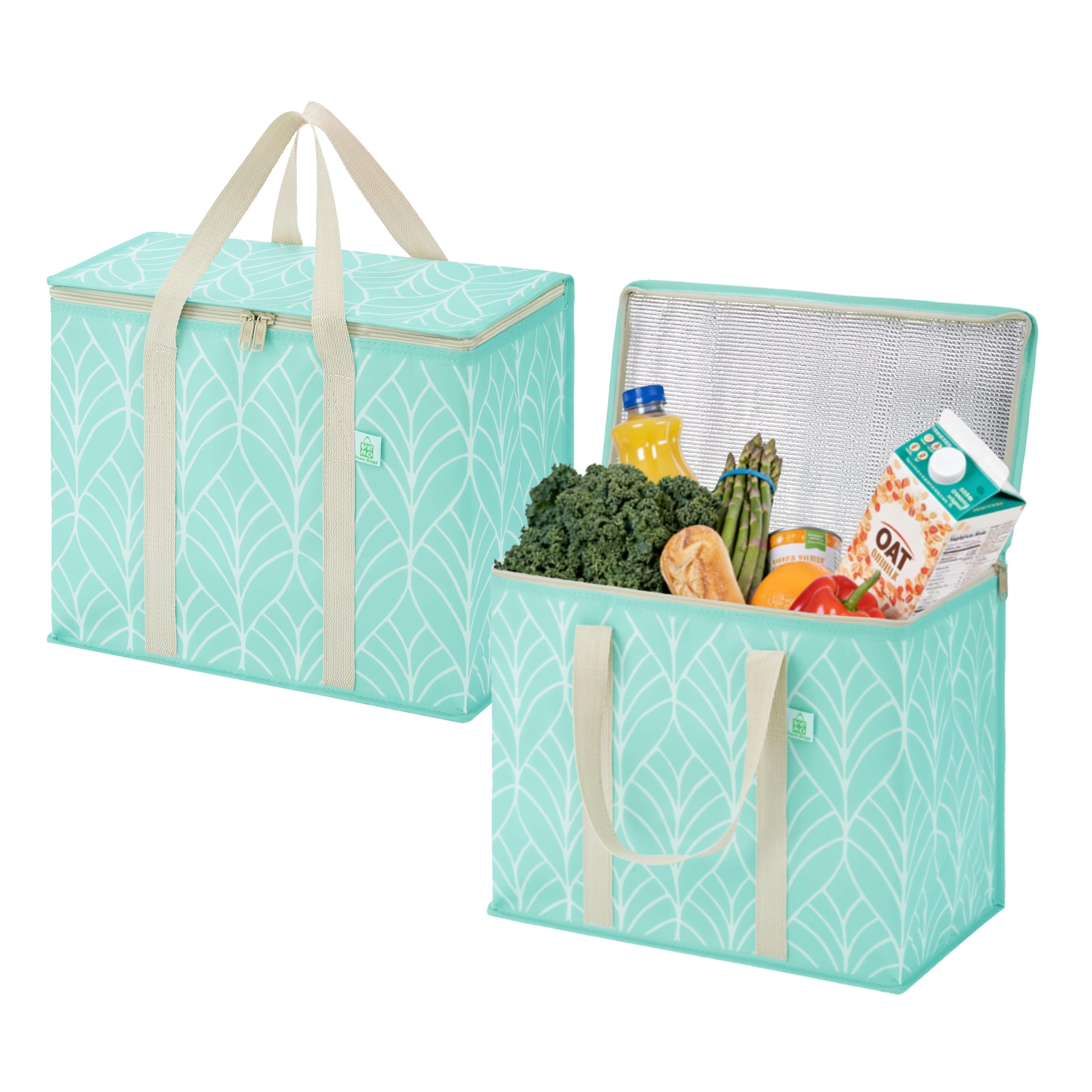 Sac Repas Durable Isotherme avec Poignées Renforcées et Couvercle