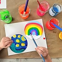 Vista 2 de Rondas de madera para manualidades de 6 pulgadas, paquete de 12 círculos redondos de madera sin terminar para manualidades, discos redondos