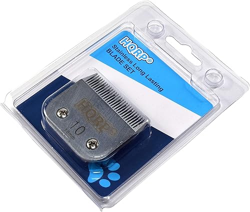 Miniatura 2 de HQRP Cuchilla para cortar animales de tamaño 10 compatible con Oster Power Pro Ultra Cordless 078400-020-000 78400-013 78740-013 para aseo de
