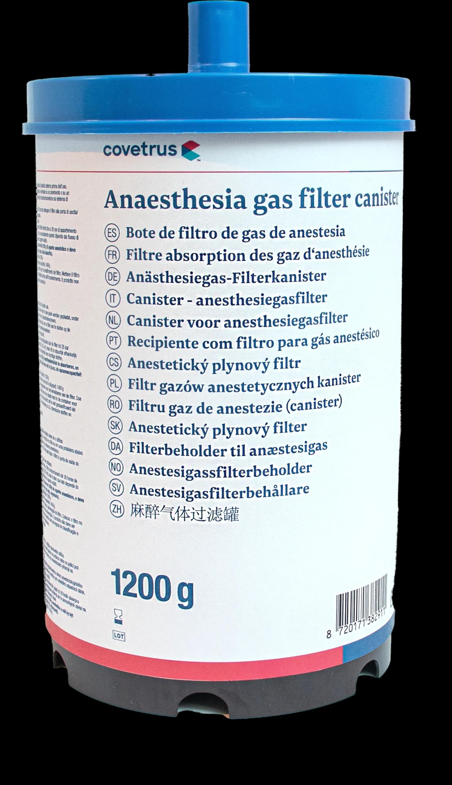 Filtre d'évacuation d'anesthésie au charbon actif anti-pollution