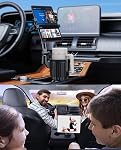 Cup Holder Tablet Mount, Ipad Cup Holder Car Mount with Adjustable Arm for Tablet iPhone 3-13in iPad Pro Air Mini, Fire, iPhone 15, Galaxy S24 Z Fold 5