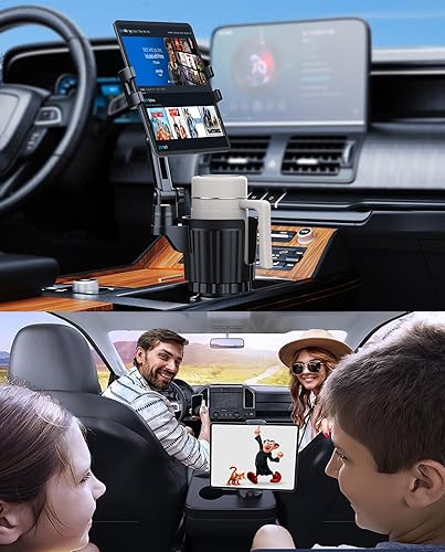 Miniatura 2 de Peastrex Soporte para tablet con brazo ajustable para tablet iPhone de 3 a 13 pulgadas, iPad Pro Air Mini, Fire, iPhone 15, Galaxy S24 Z Fold 5