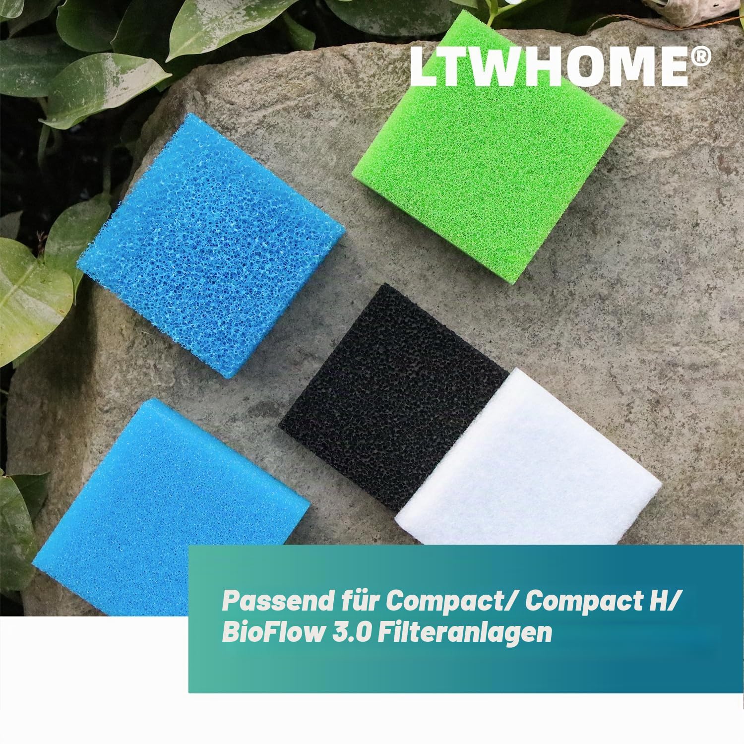 Filtermedien set Passend für Juwel Compact/BioFlow 3.0/ M (74 Stück)