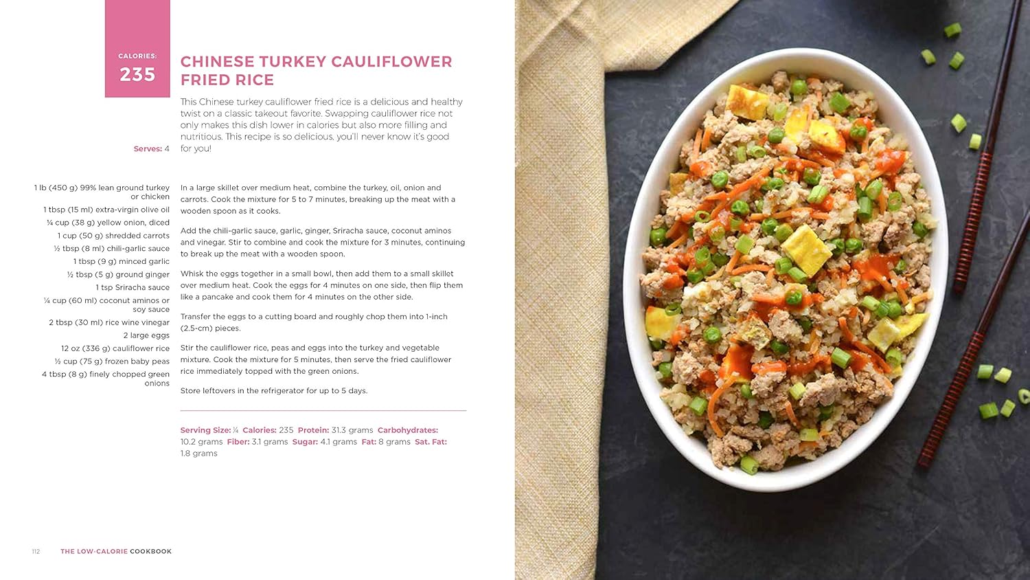 The Low-Calorie Cookbook: Healthy, Satisfying Meals with 500 Calories or Less - Image 5