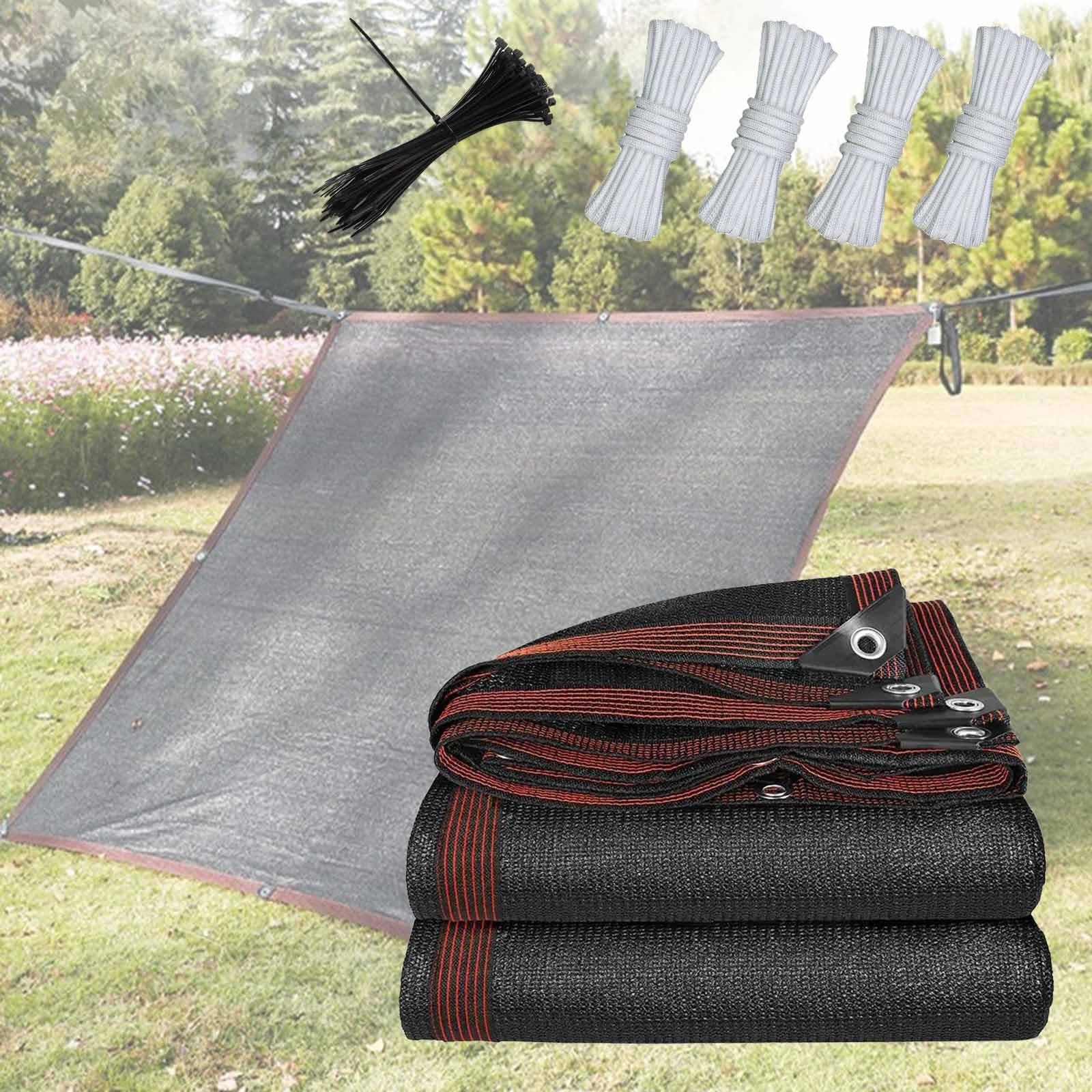 Voile d'ombrage anti-UV protégeant de la chaleur pour plantes et terrasses