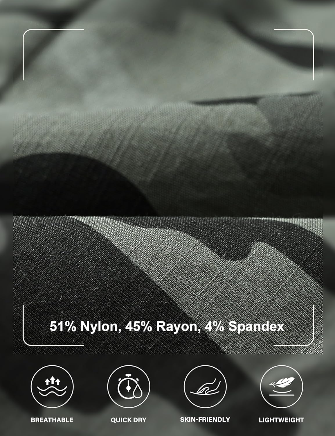 MoFiz Women's Cargo Capris Hiking Pants Lightweight Quick Dry Outdoor Athletic Travel Casual Loose Comfy Cute Pockets - Image 4