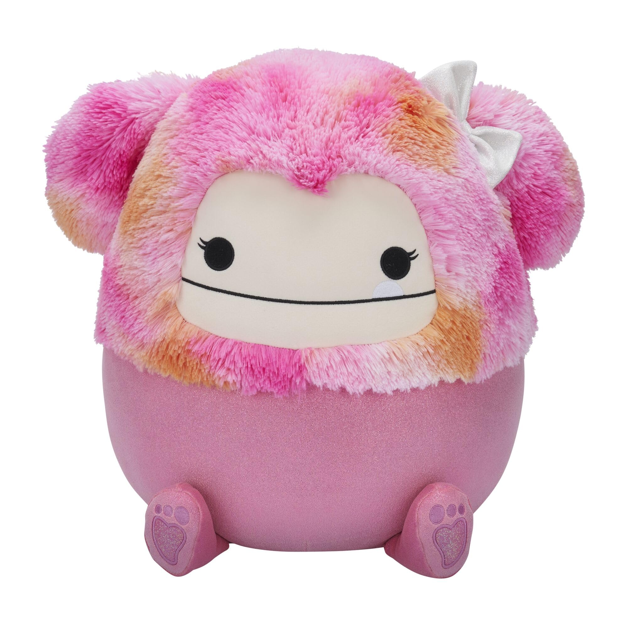 Squishmallows Original 16-Inch Caparinne the Pink Glitter Bigfoot