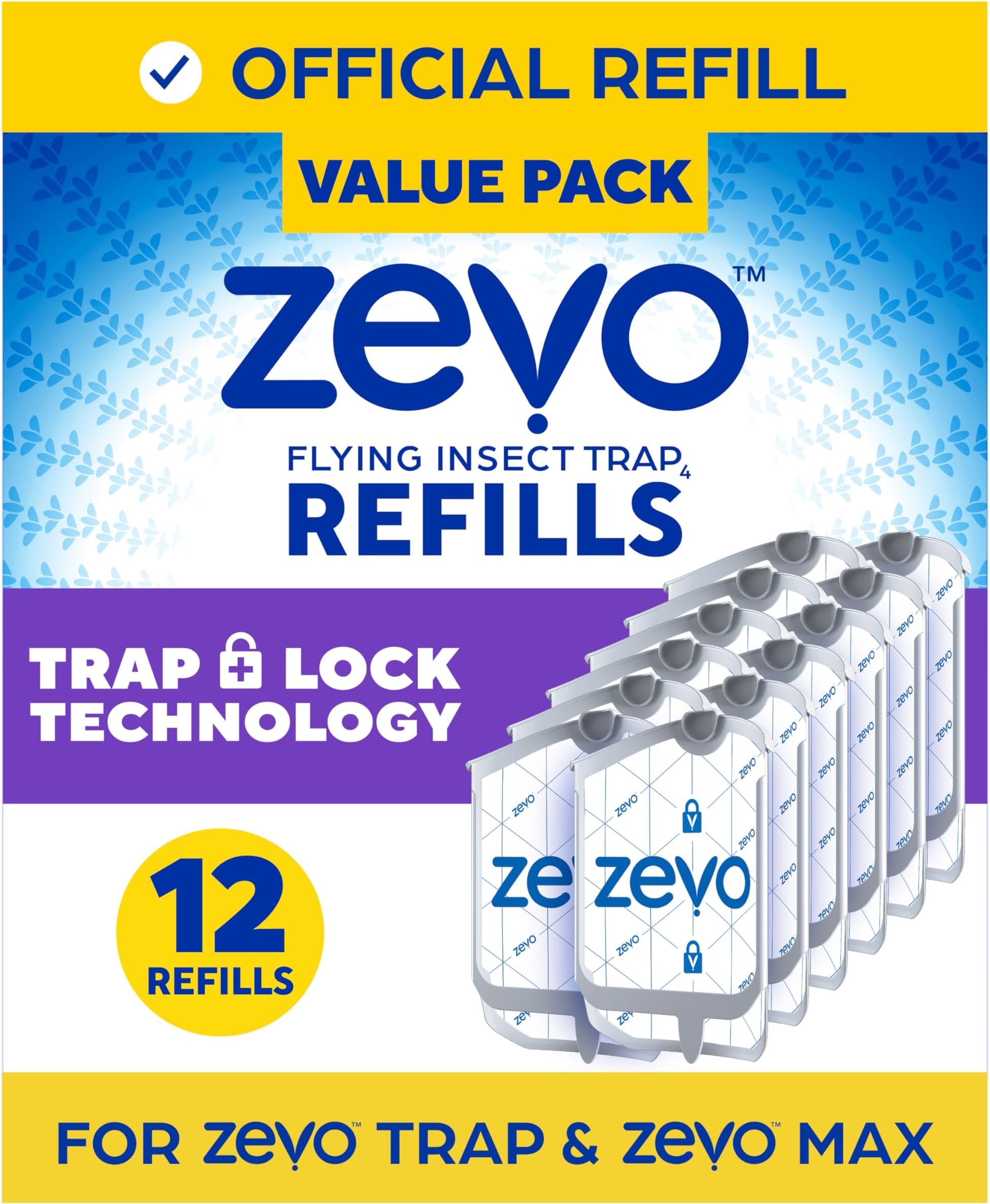 Flying Insect Trap Refill Cartridges, Fly Trap, Fruit Fly Trap