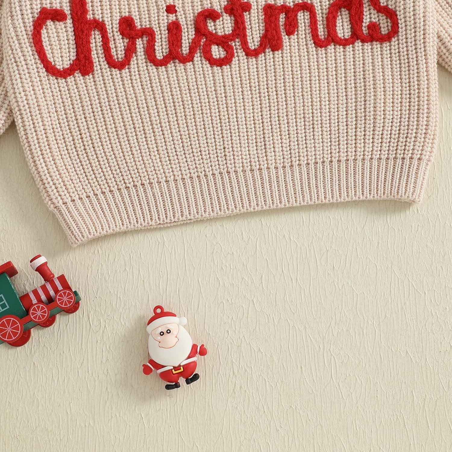 Afunbaby Baby Girl Boy Sweater My First Christmas Sweaters Embroidered Knit Long Sleeve Sweatsahirt Fall Winter Outfit