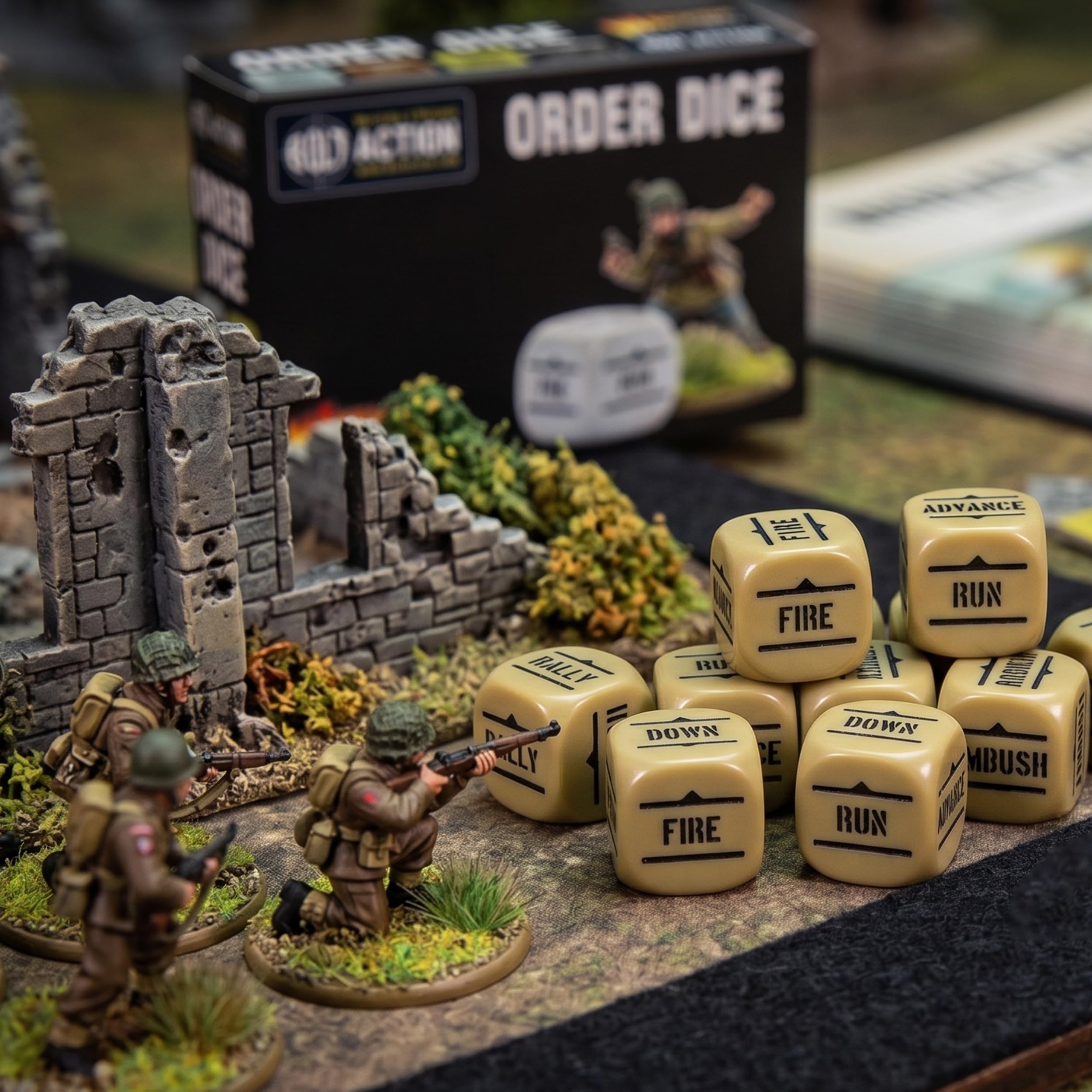 Ordina Dadi per Bolt Action (Sabbia) di Warlord Games