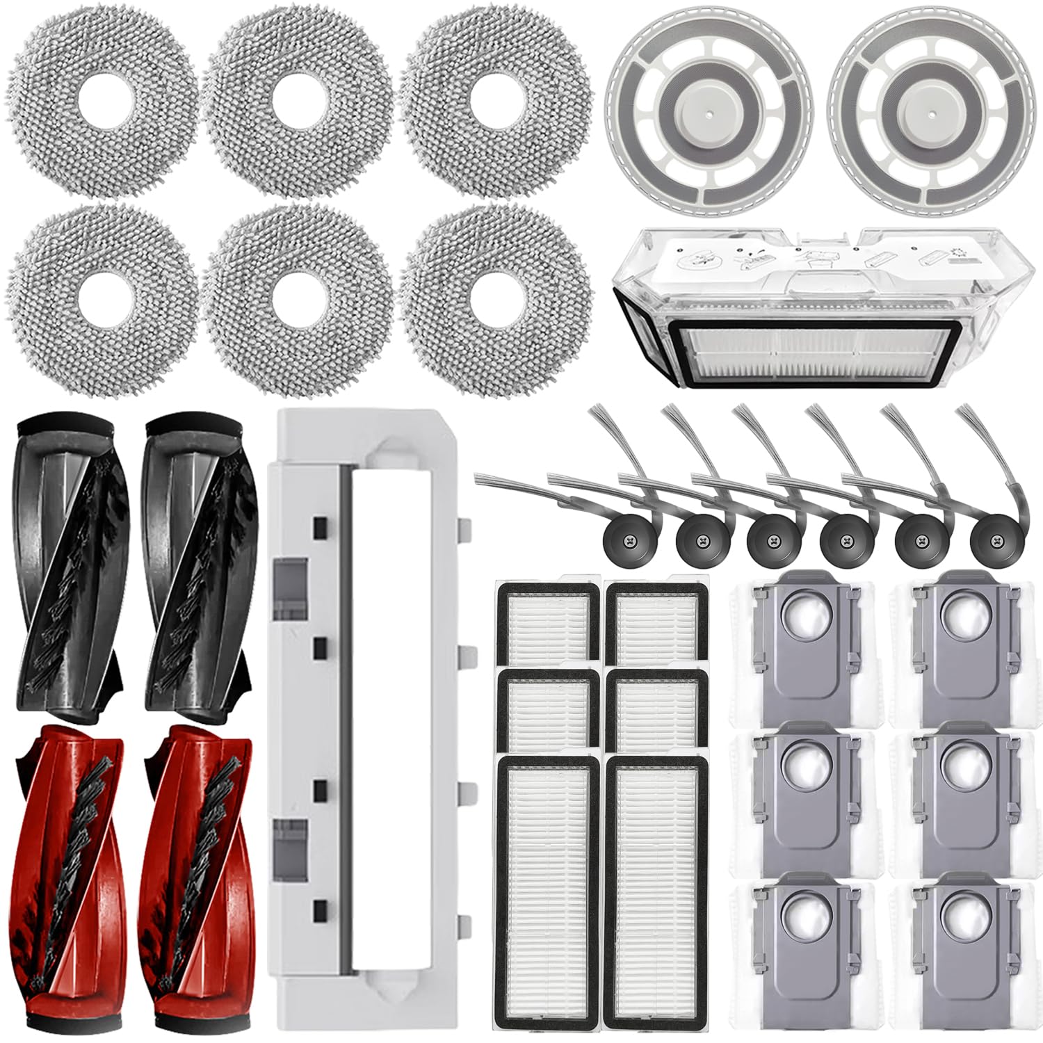 ACCESSOIRES POUR ASPIRATEUR pour Qrevo Curv /P20 Pro Pièces Roulea9458