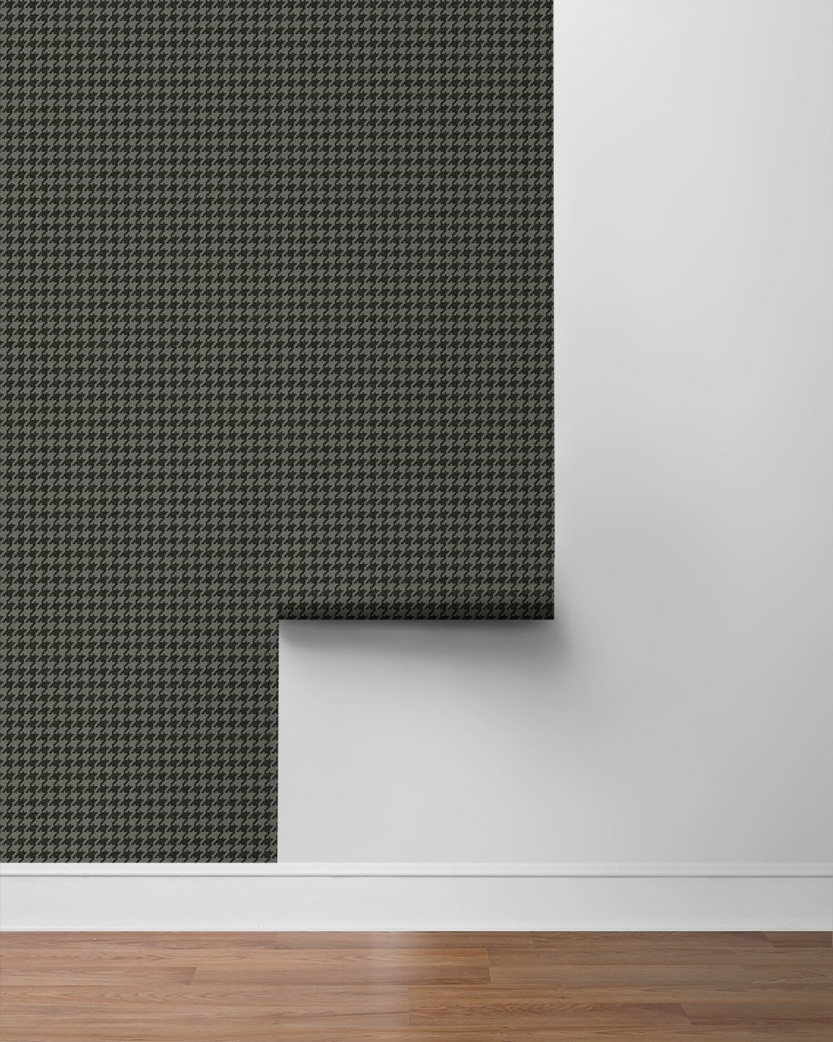 NextWall Tailor Houndstooth Peel and Stick Wallpaper (Stoneware)