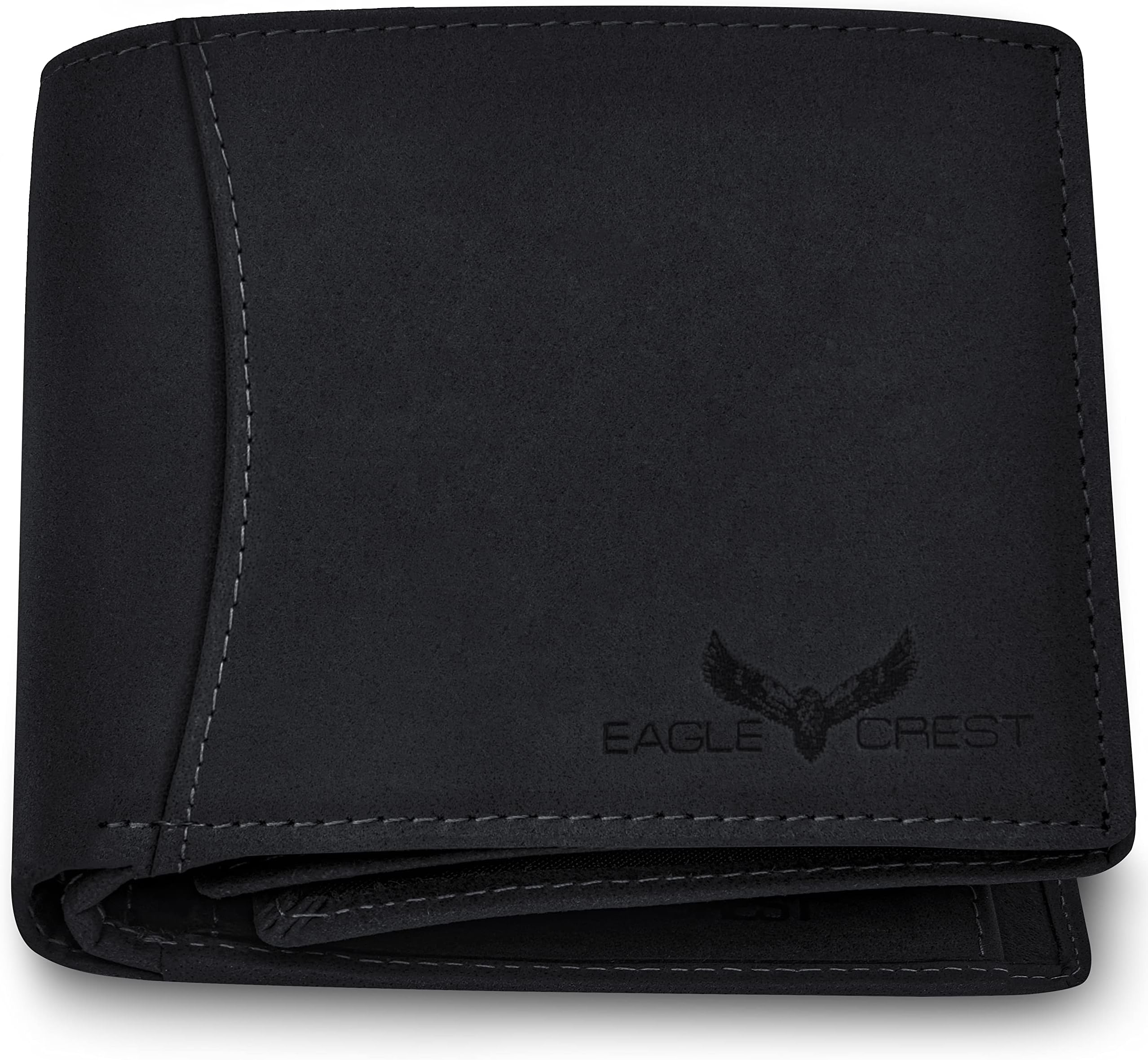 Vintage Black Nova Leather Wallet for Men