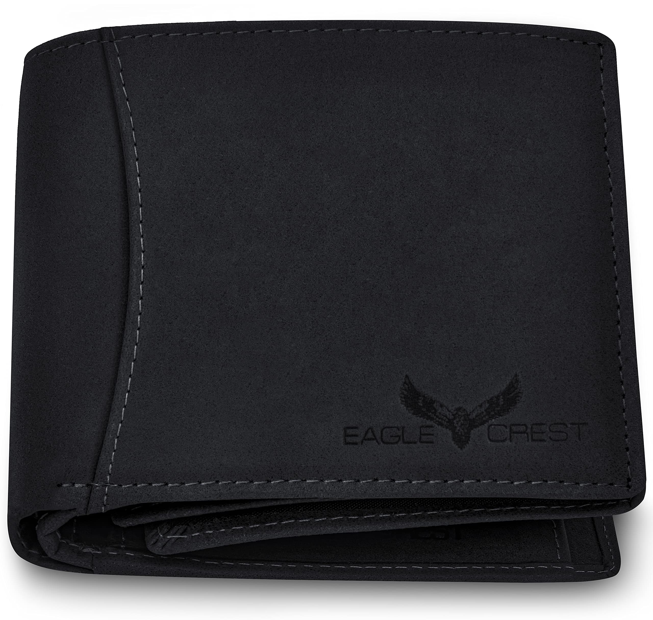Vintage Black Nova Leather Wallet for Men