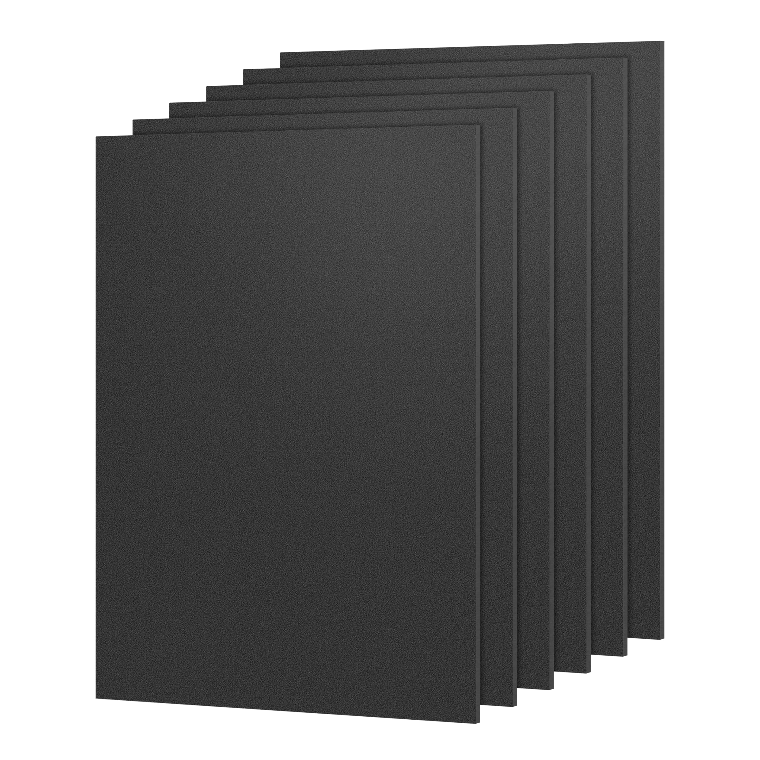 Black ABS Plastic Sheets - Pack of 2 -9 Black ABS Plastic Sheets - Pack of 2 -9