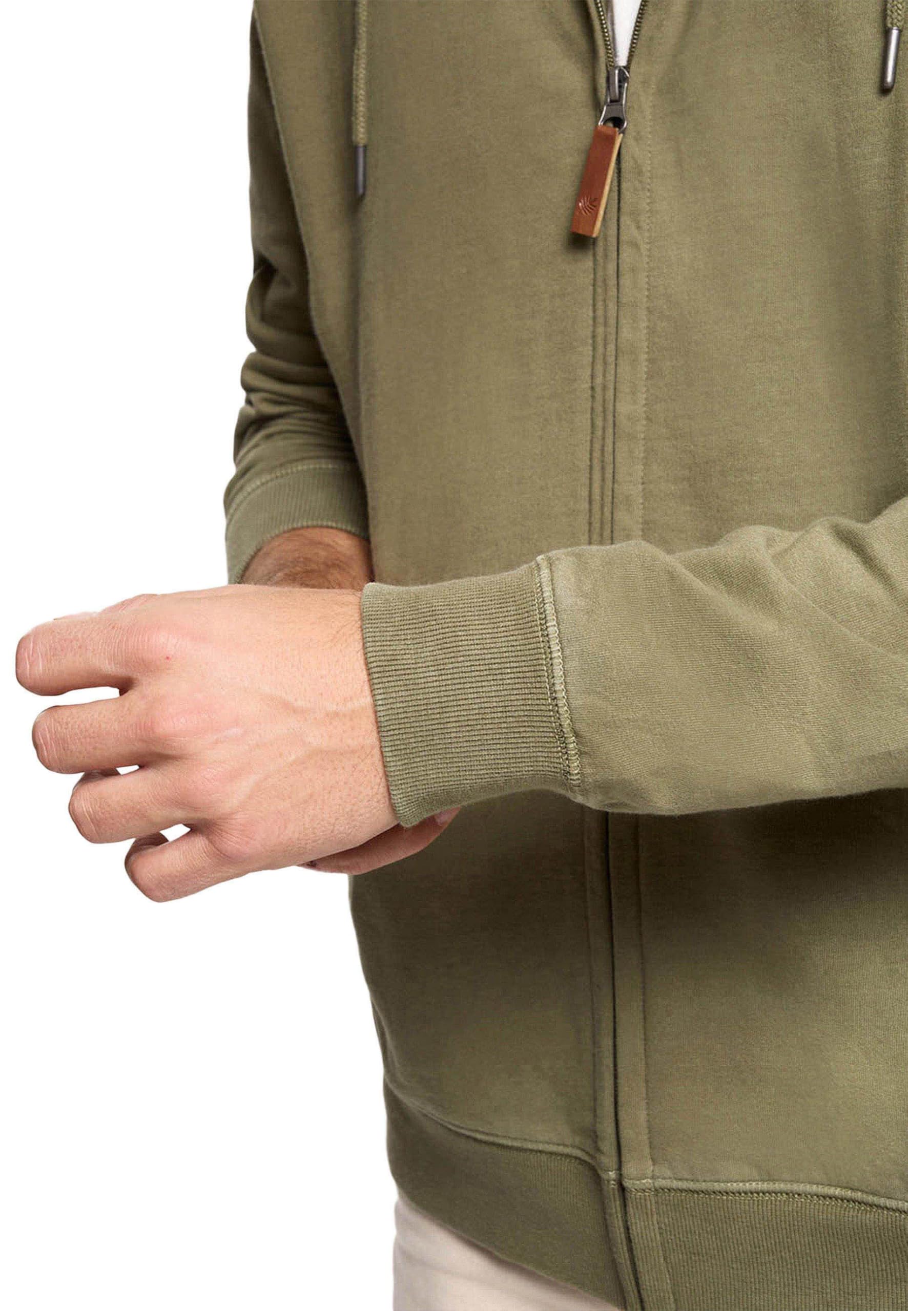 KOALA BAY | Wilbur | Sudadera Hombre Caqui con Capucha | Sudadera con Cremallera Casual | Ropa Cómoda de Uso Diario | Moda Hombre