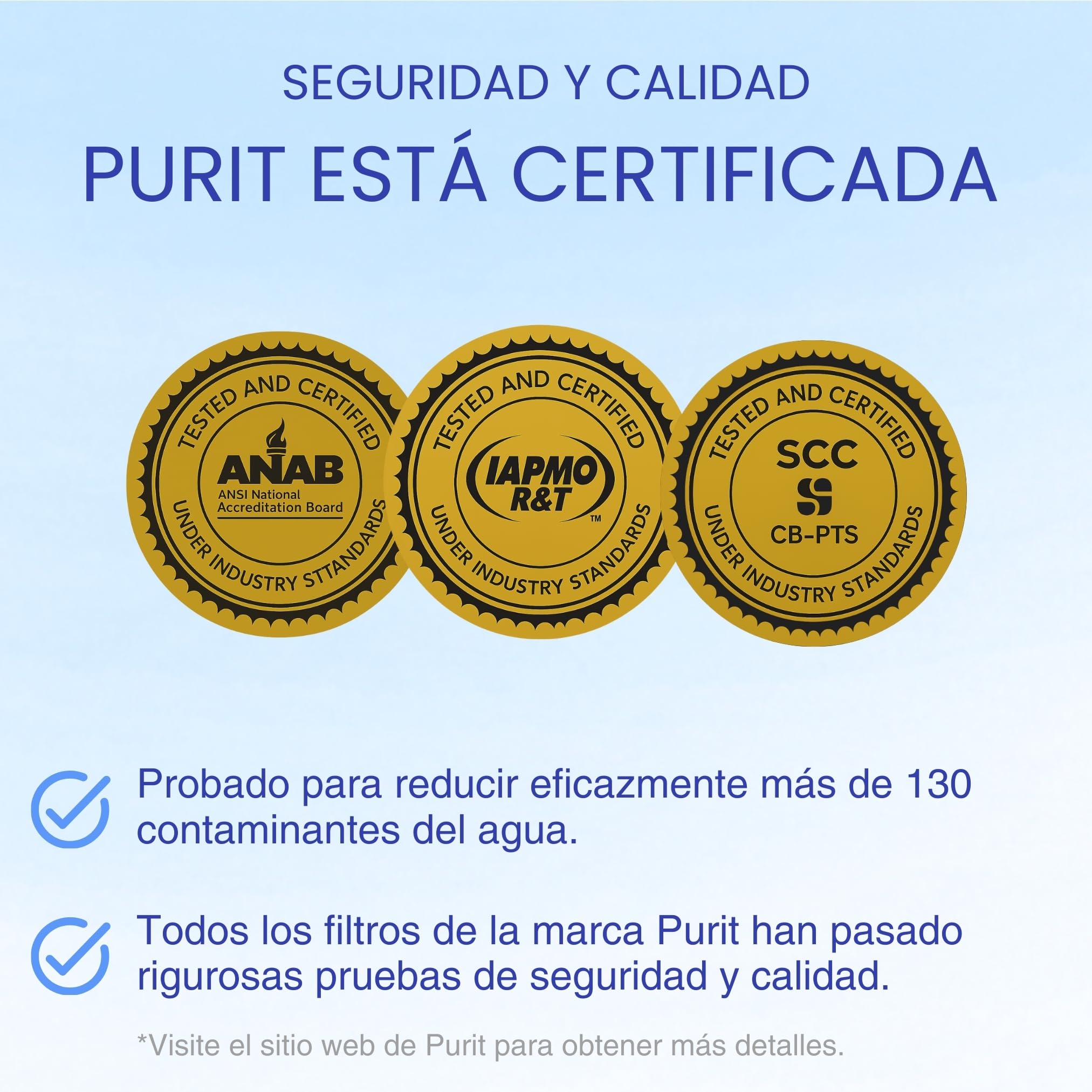 Purit Filtro de Ducha Antical - Compatibilidad Universal - Filtra el 99,99% de las Impurezas - Ideal para Pieles y Cabellos Delicados