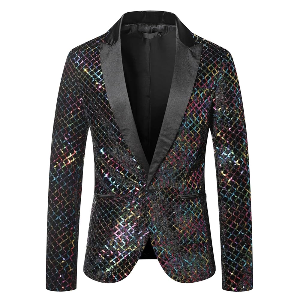 スーツ TAGLIATORE Two-button jacket with micro sequins Tagliatore Two-Button Jacket With Micro Sequin – LOZURI®