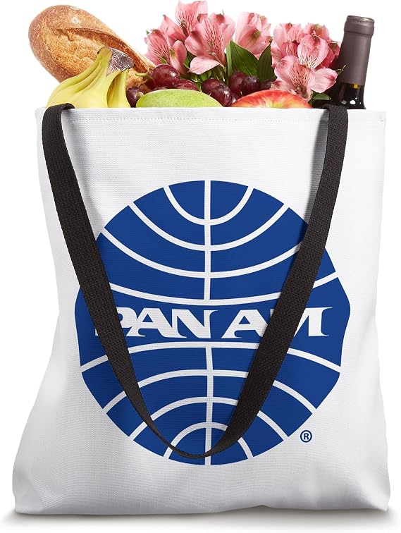Pan Am Blue Outline Logo Tote Bag
