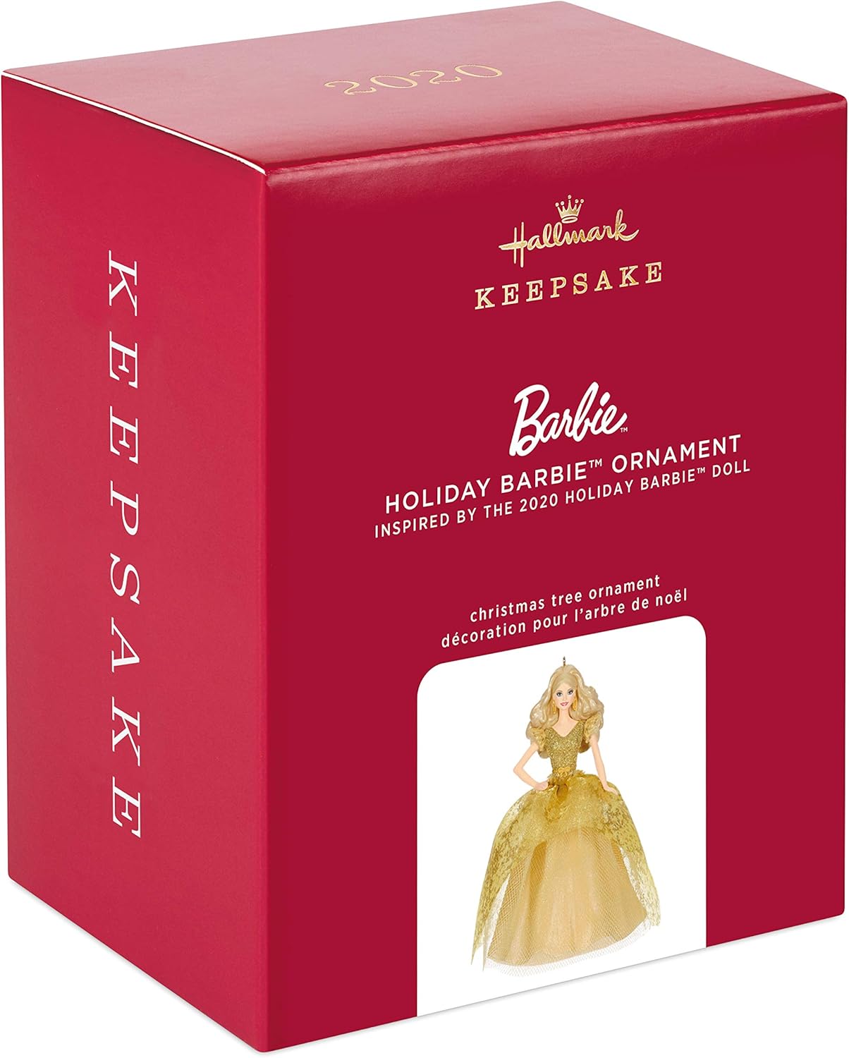 Hallmark Keepsake Christmas Ornament 2020, Holiday Barbie Doll: Home & Kitchen
