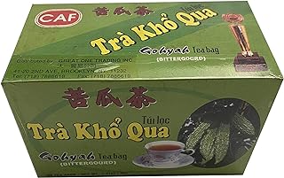 Premium Gohyah Tea Bags (BitterGourd Tea), BITTER MELON TEA - 2.8oz, 1 box (20 bags per box)