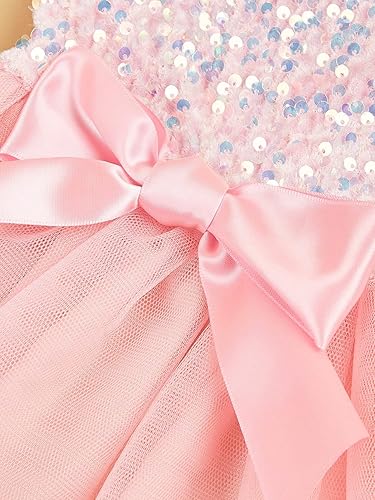 Miniatura 4 de QWINEE Vestido de perro con decoración de lazo, lindo vestido de cachorro, falda tutú, vestido de princesa para gato, vestido de verano para fiesta