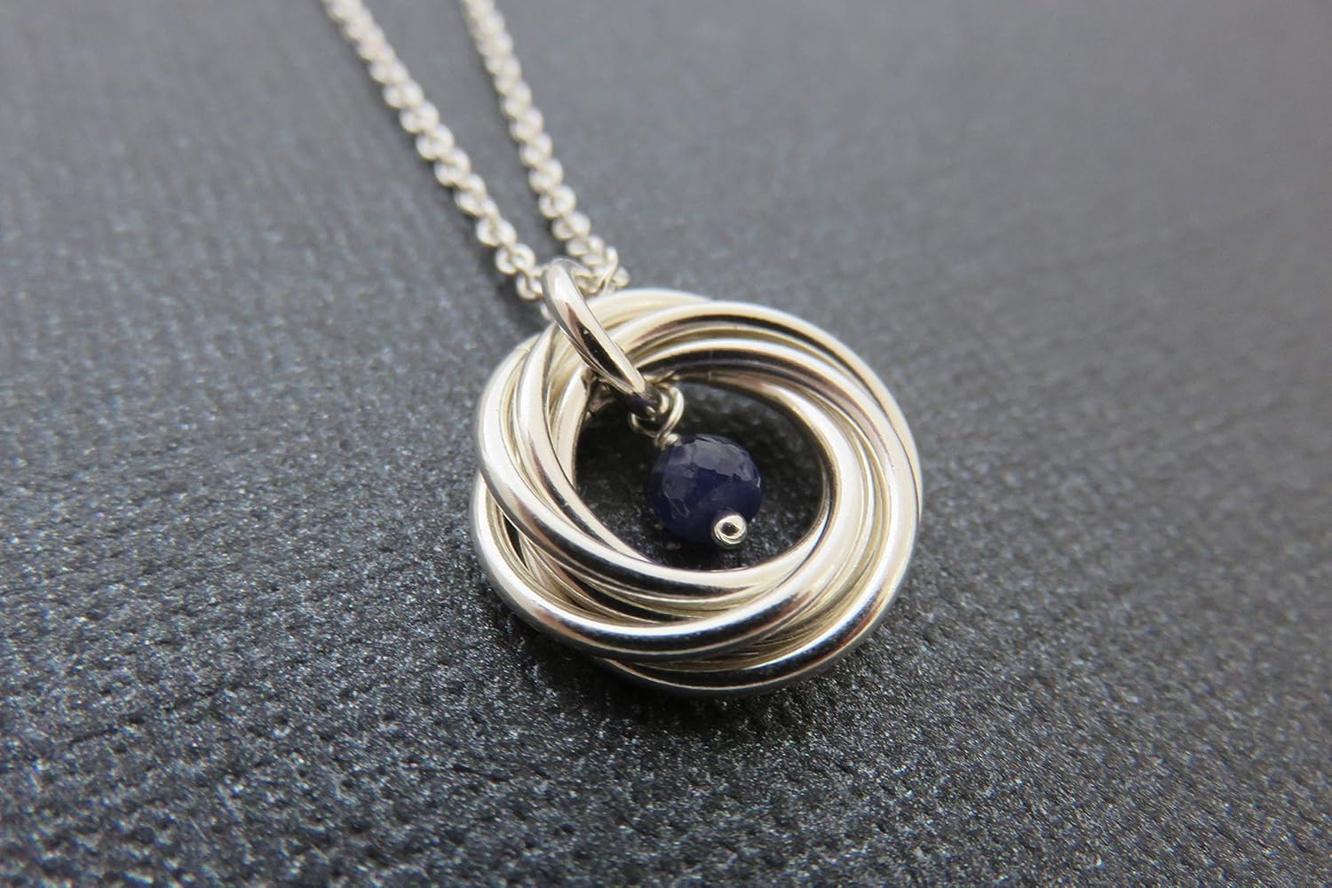 60th Birthday Gifts for Women | Sterling Silver Birthstone Necklace | 60th Birthday