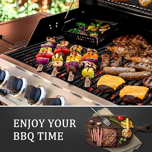 Miniatura 7 de GGC Repuesto de rejillas de parrilla de 18 pulgadas para Charbroil 463347017, 463377017, 4 quemadores 463376018P2, 463376117, 463377117, 463673617,